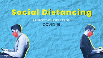 Social distancing to protect yourself and others from COVID-19 | Free  illustration - 2317027