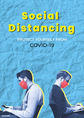 Social distancing to protect yourself and others from COVID-19 | Free  illustration - 2317030