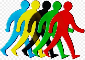 social group clip art celebrating team logo