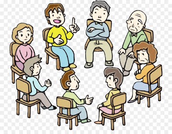 social group people cartoon clip art sharing