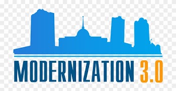 Social Justice And Words Words Words - Modernization 3.0 Logo