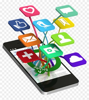 Social Media 121215 Social Media Clipart Png No Background - Phone Social Media Png