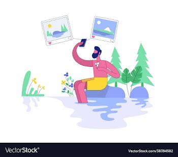 social media activities concept
