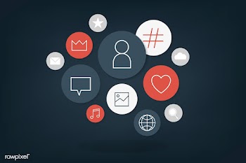 Social media badges | Free stock vector - 586247