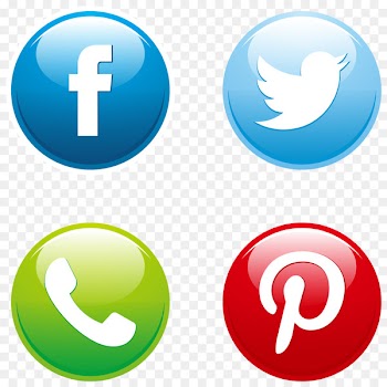 Social media Button Euclidean vector Download Icon - Vector social media buttons set 