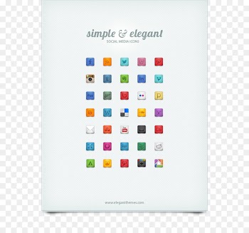 Social media Computer Icons Blog Website Social network - Beautiful & Free Social Media Icons | Elegant Themes Blog 