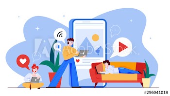 Social media concept