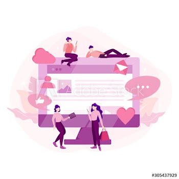 Social media concept