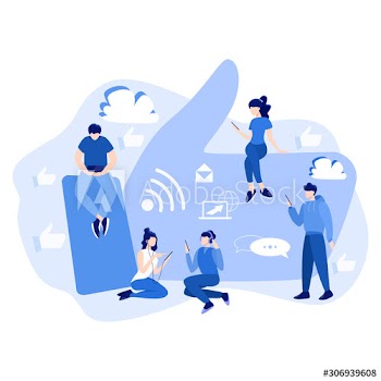 Social media concept