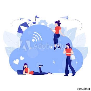 Social media concept