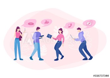 Social media concept