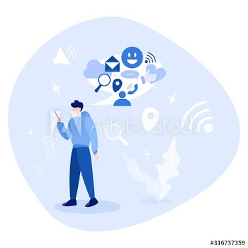 Social media concept