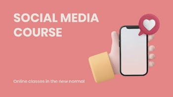Social media course template, 3D | Free Vector Template - rawpixel