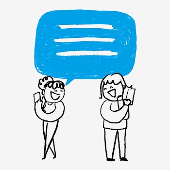 Social media doodle online chatting app… | Free stock illustration | High Resolution graphic