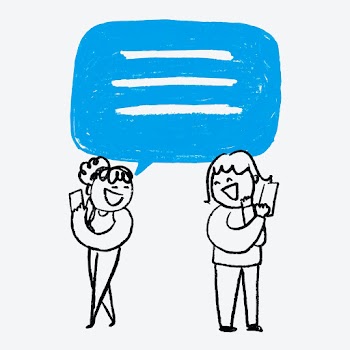 Social media doodle psd online chatting app… | Free stock illustration | High Resolution graphic