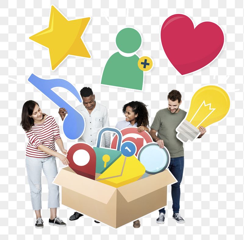 Social media entertainment png sticker, | Free PNG - rawpixel
