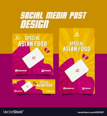 social media food post instagram food post design
