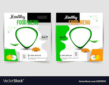 social media food template food discount poster
