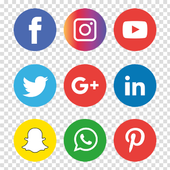 Social Media Icons Set Logo, Social Media Icons, Social Media ...