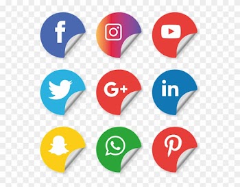 Social Media Icons Setfacebook, Instagram, Whatsapp, - Social Media Icons Png