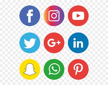 Social Media Icons Setlogo Vector Ilustradorfacebook, - Social Media Icons Png