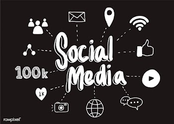 Social media illustration | Free stock vector - 457392