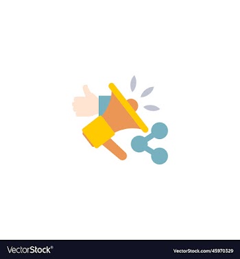 social media marketing creative icon flat