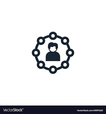 social media marketing creative icon from social