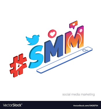  					Social media marketing icon vector image														