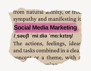 Social media marketing ripped dictionary, | Free PSD - rawpixel