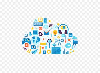 Social media marketing Service Aryaka - Vector cloud information 