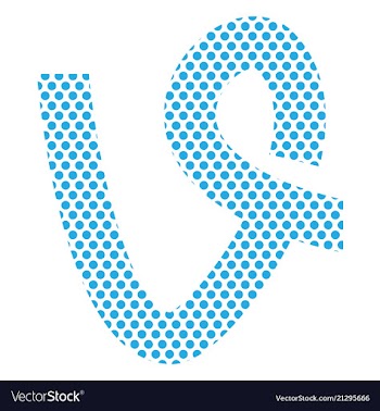 Social media network background with circles and vector image