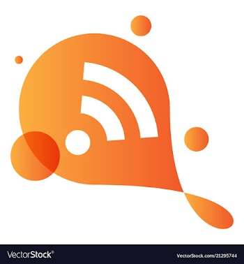 Social media network background with circles and vector image