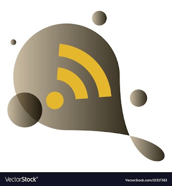 Social media network background with circles and vector image