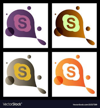 Social media network background with circles and vector image