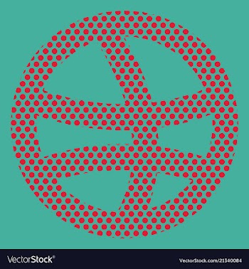 Social media network background with circles and vector image