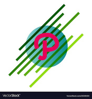 Social media network background with circles and vector image