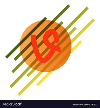 Social media network background with circles and vector image
