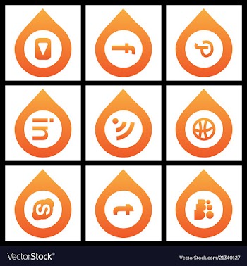 Social media network background with circles and vector image