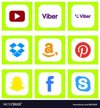 Social media network growth background with lines vector image
