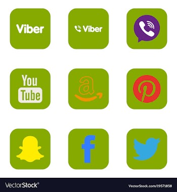 Social media network growth background with lines vector image
