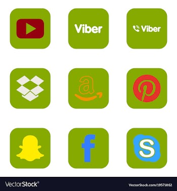 Social media network growth background with lines vector image