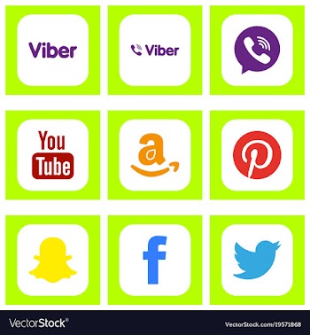 Social media network growth background with lines vector image