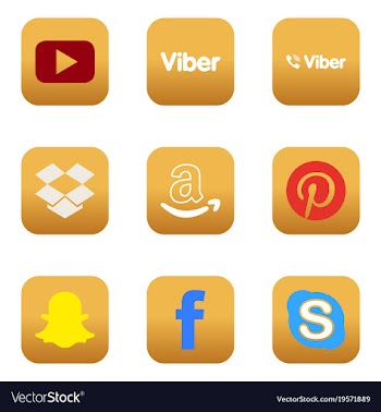 Social media network growth background with lines vector image