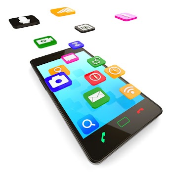  Social Media Phone Indicates News Feed And Blogs 