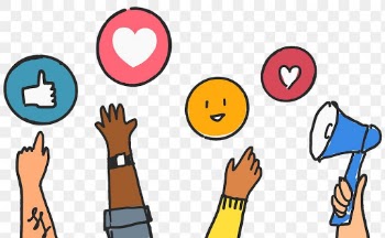 Social media png reaction doodle | Free stock illustration | High Resolution graphic
