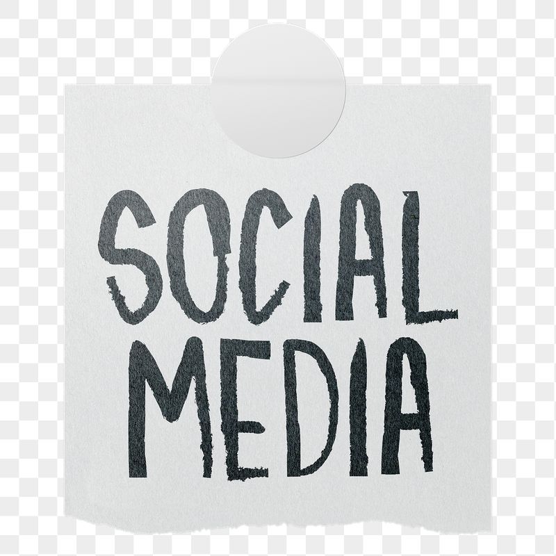 Social media png word sticker, | Free PNG - rawpixel