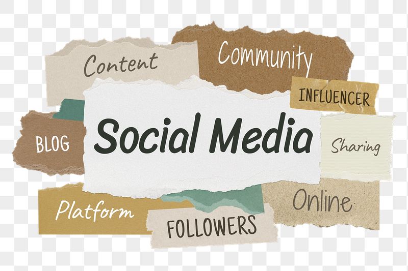 Social media png word sticker | Free PNG - rawpixel