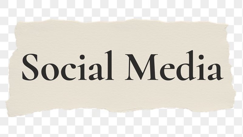 Social media png word sticker | Free PNG - rawpixel