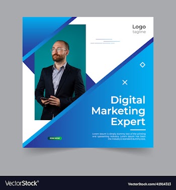 social media post business webinar design for bann